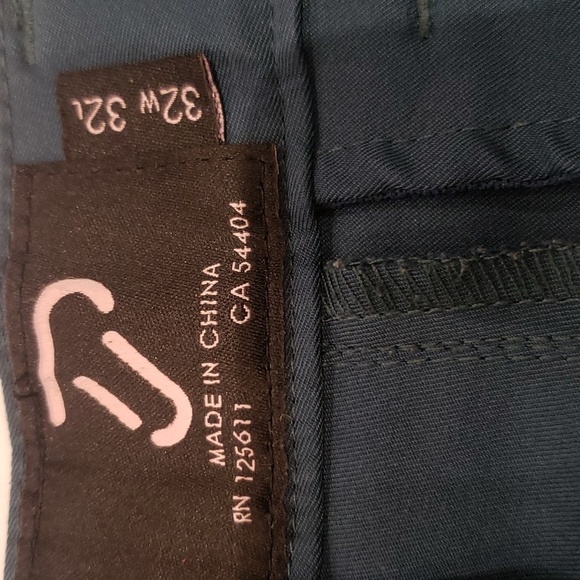 Ijp Design CA 54404  teal Mens Golf Performance Pants Trousers Size 32/32 **31" - Picture 3 of 14